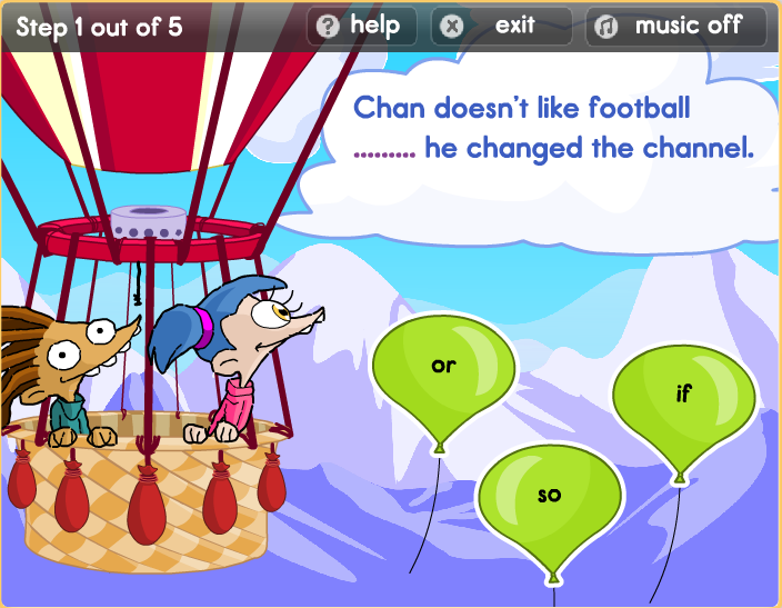 Balloon Joining Words Content ClassConnect